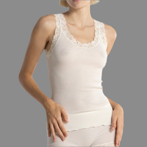 Oscalito - Silk Ribbed Tank Top - More Colors