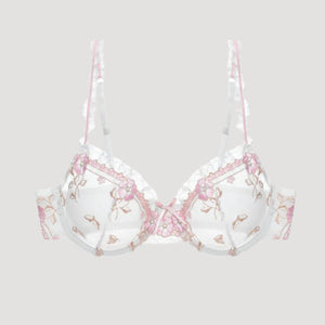 About the Bra - Rosy Unlined Lace Bra - More Colors - About the Bra