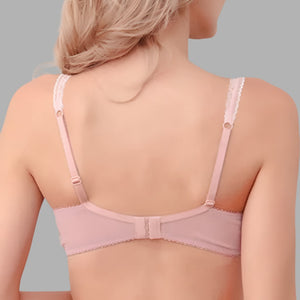 About the Bra - Rosy Unlined Lace Bra - More Colors - About the Bra