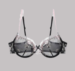 About the Bra - Rosy Unlined Lace Bra - More Colors - About the Bra