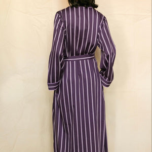 Fable & Eve - Wimbledon Striped Robe - Purple - About the Bra