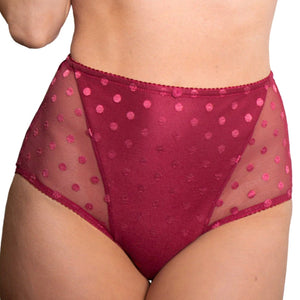 Fit Fully Yours - Carmen Polka - Dot High Rise Brief - More Colors - About the Bra