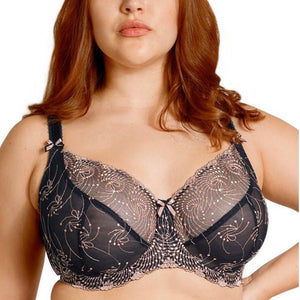 Fit Fully Yours - Nicole Shear Bra - Black Rose Gold - About the Bra