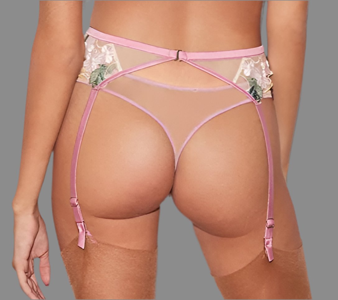 Fleur Du Mal - Jardin Garter - Multi - About the Bra