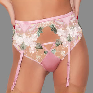 Fleur Du Mal - Jardin Garter - Multi - About the Bra