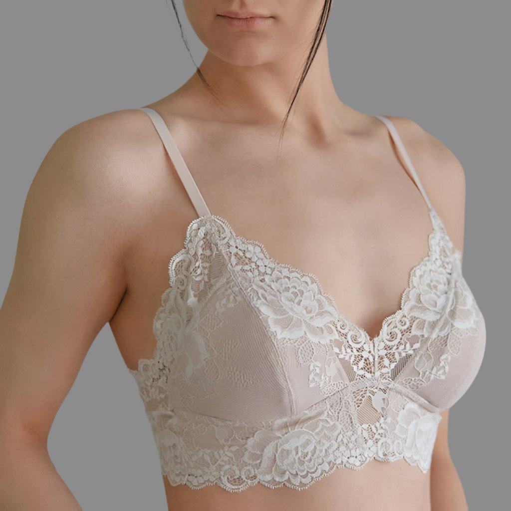 Janira - Greta Lace Bralette - Black/Nude - About the Bra