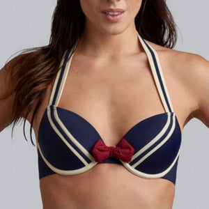 Marlies Dekkers - Sailor Mary Bikini Top - Navy - About the Bra