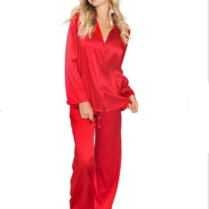 Mary Jo Bruno - Silk Pyjamas - Red - About the Bra