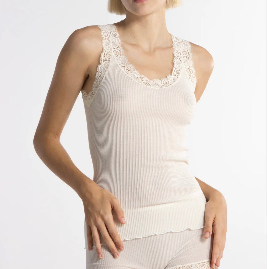 Oscalito - Silk Ribbed Tank Top - More Colors - About the Bra