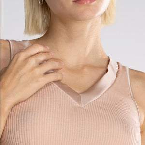Oscalito - Wool & Silk Ribbed Tank Top - More Colors - About the Bra