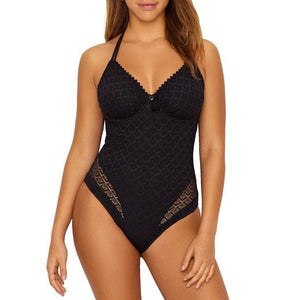 Pour Moi - Castaway Underwired Swimsuit - Black - About the Bra