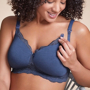 Royce - Indie Maternity Bra - Blue - About the Bra