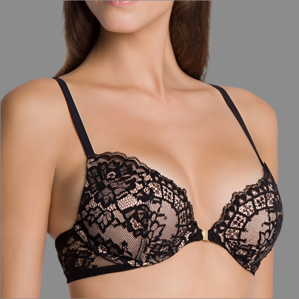 Wolford - Belle Fleur Racerback Bra - Black - About the Bra