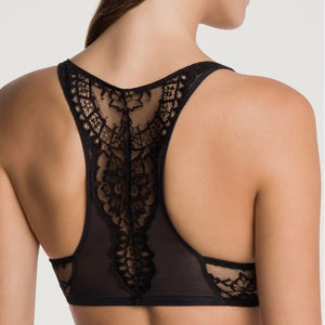 Wolford - Belle Fleur Racerback Bra - Black - About the Bra