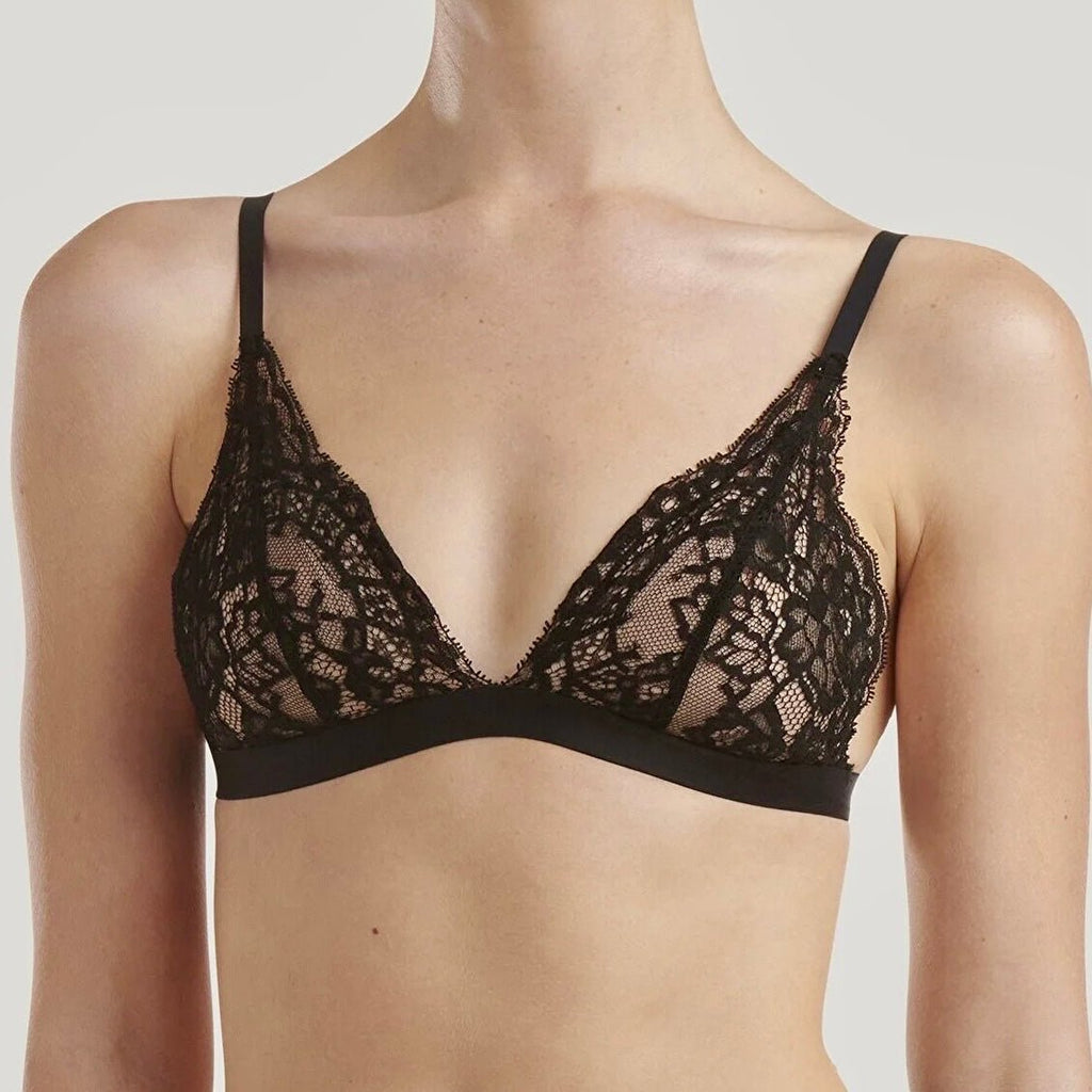 Wolford - Belle Fleur Wireless Bra - Black - About the Bra