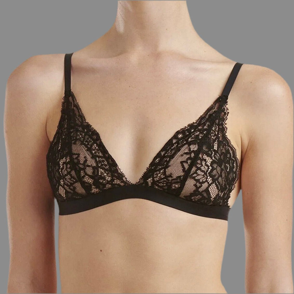 Wolford - Belle Fleur Wireless Bra - Black - About the Bra